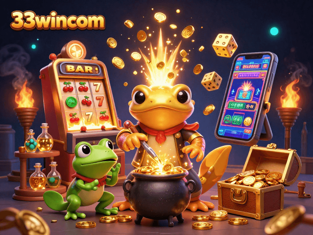 Experience excitement with 33wincom's immersive golden alchemist and jackpot adventure.