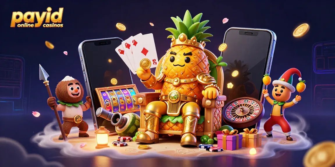 Experience the thrill of payid online casinos with vibrant 3D characters and dynamic casino elements.
